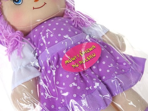 Lalka szmacianka 50cm mówi i śpiewa po polsku