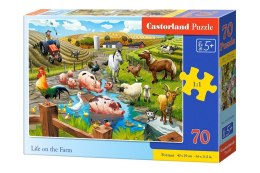 Puzzle 70 el. Życie na farmie Castorland B-070060