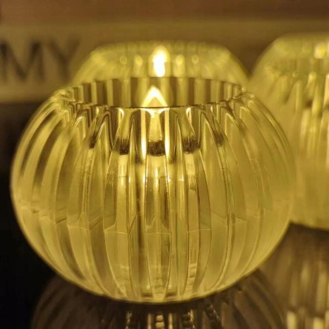 Świeczka led wkład do znicza dekoracja świeca do stroika tealight DYNIA PID0503