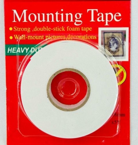 Taśma dwustronna 4,5 x 1,8cm na blistrze Taś-0001