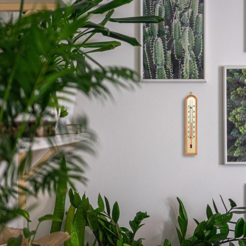 Termometr pokojowy ze złotą skalą (-10°C do +50°C) 22cm, mix 012400