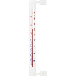 Termometr zaokienny przyklejany biały 18x210mm Bioterm | 020202