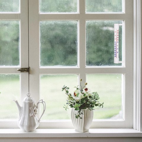 Termometr zewnętrzny biały (-60°C do +50°C) 23cm 020502