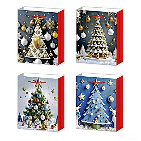 Torba 12szt. papierowa 18 x 23cm Boże Narodzenie Torboż-0343