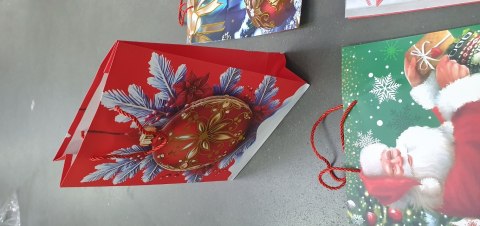 Torebki 12szt. BOŻE NARODZENIE 32 x 26cm