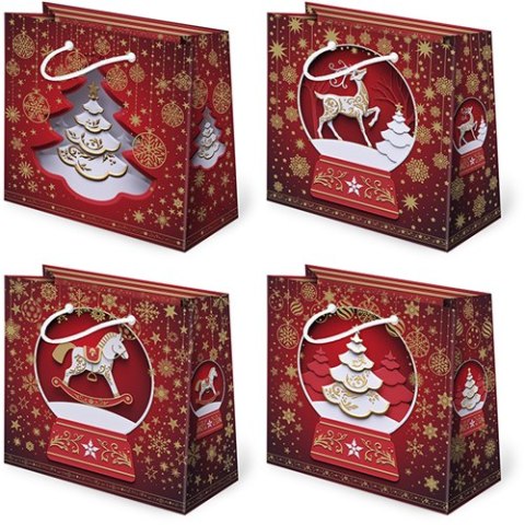 Torebki ozdobne 10szt. T-3L set S-26 Pozytywki 22,5 x 22,5 x 10cm