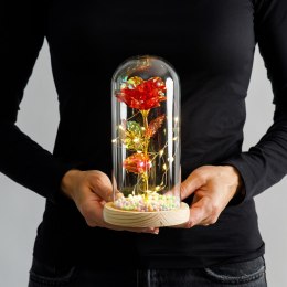 Wieczna róża w szkle 21 x 11cm B-2875