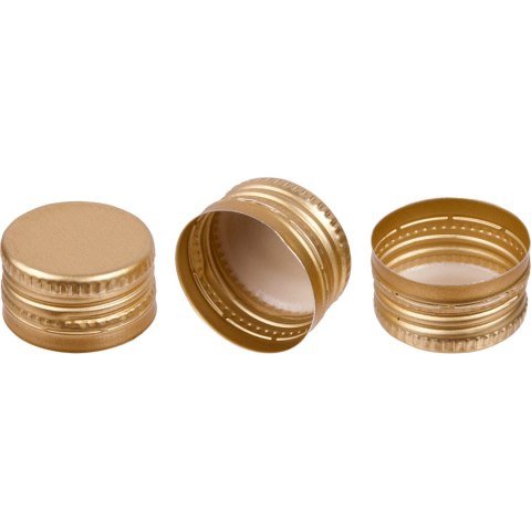 Zakrętka do butelek fi 28/18 - złota - 100 szt. 634002