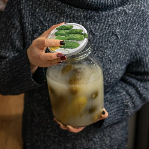 Zakrętka fi100 ogórki mix - 10szt. 136813