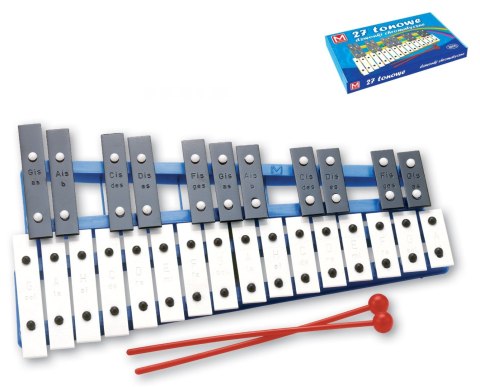 Dzwonki cymbałki 27-tonowe chromatyczne | M05