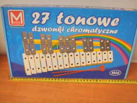 Dzwonki cymbałki 27-tonowe chromatyczne | M05