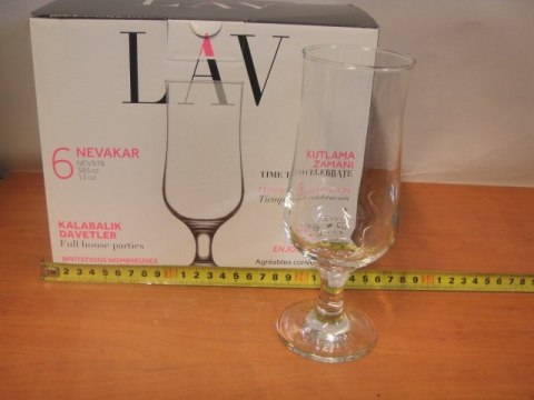 Kieliszki 6szt. do drinków 370ml | ARTNEV576