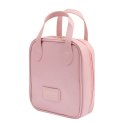 Kosmetyczka organizer na kosmetyki z rączką 17x7x19cm różowa KS128R