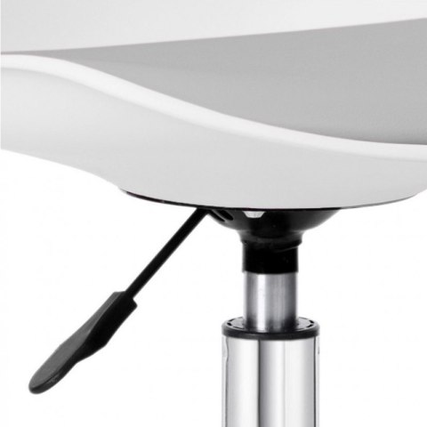 Fotel biurowy Puppy Love obrotowy do biurka, dziecięcy biało szary KO16BSZ