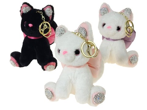 Brelok pluszowy 12 x 10 x 8cm KOT