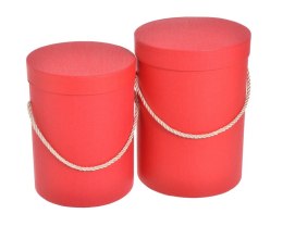 Flower Box pudełko 2szt. czerwone 22cm x 16cm, 19cm x 14,5cm. 39CAN50674_05