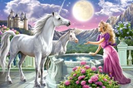 Puzzle 120 el.PRINCESS AND HER UNICORNS Castorland B-13098