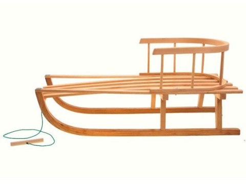 Sanki drewniane z oparciem | SP0368