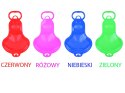 Ślizgawka jabłuszko duży wygodny plastikowy ślizg zabawa na śniegu SP0808