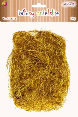 Włosy anielskie w kolorze złotym 30g WLO-2189