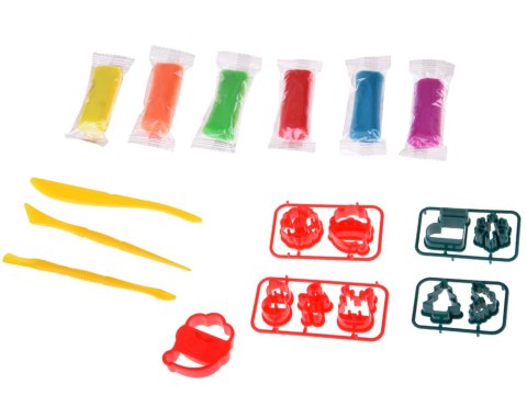 Zestaw masa plastyczna + foremki tematyczne Święta Bożego Narodzenia ZA5764