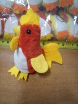 Brelok zawieszka / maskotka pluszowa 12szt. KOGUT | SN0090