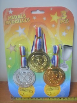 Medal 3szt na blistrze 3715