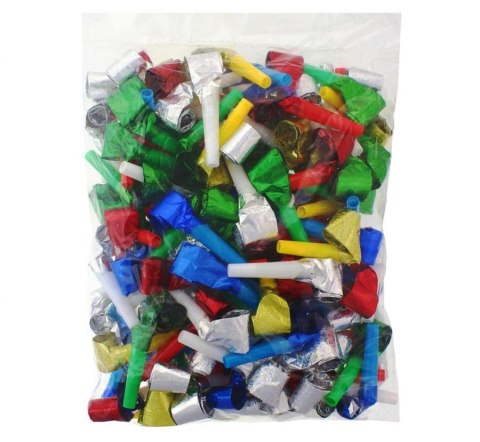 Trąbki holograficzne 144szt. party | 67023