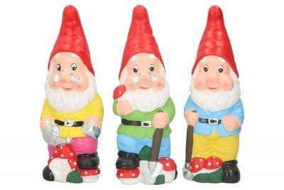 Figura ogrodowa krasnal 36cm ceramika