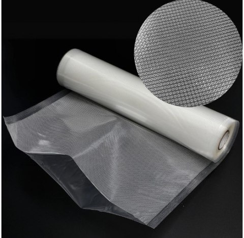 Folia moletowana w rękawie do zgrzewarki próżniowej 25x600cm