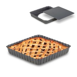 Forma do tarty z wyjmowanym dnem Tadar 21x21x3cm kwadratowa