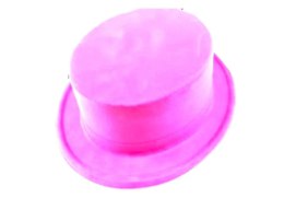 Kapelusz karnawałowy jasny róż