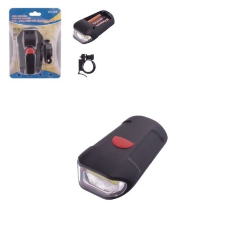 Lampka do roweru przednia led cob na baterie XK-3061421-2
