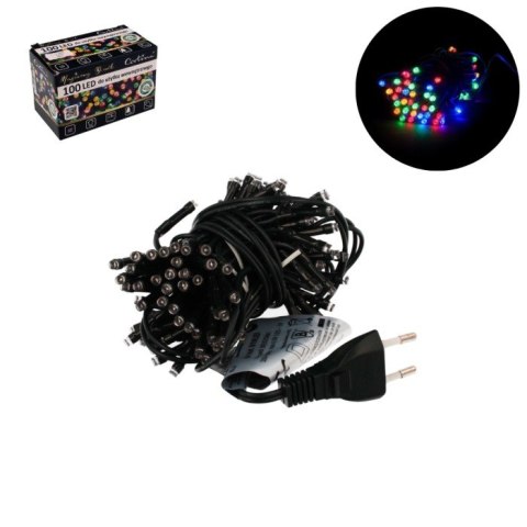 Lampki choinkowe 100led wewnętrzne multi kolor 017578