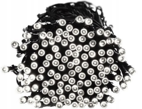 Lampki choinkowe 200 LED białe zimne L-159B