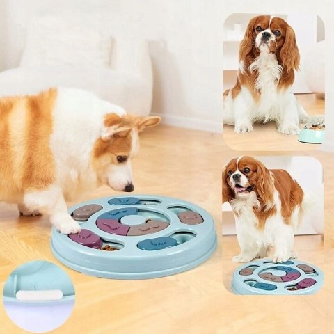 Miska edukacyjna dla psa kota spowalniająca jedzenie gra interaktywna PID0684