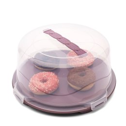 Pojemnik na ciasto z pokrywą Violet House 35x16cm okrągły mix kolorów