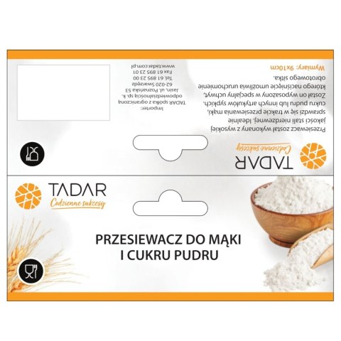 Przesiewacz do mąki i cukru pudru