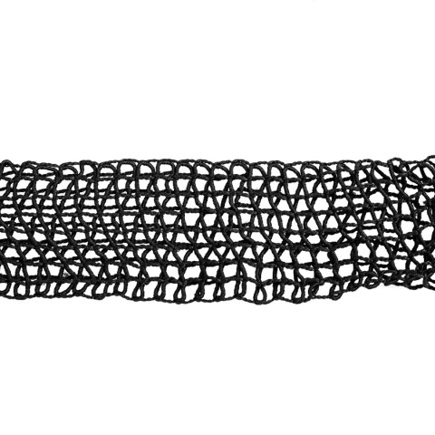 Siatka wędliniarska czarna o wymiarach 18 cm x 5 m, z wytrzymałością termiczną do 220°C 310106