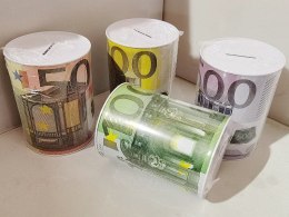 Skarbonka 16 x 12cm EURO