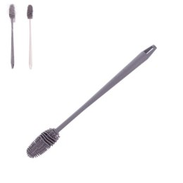 Szczotka do czyszczenia butelek z sylikonu 32cm mix | 10005