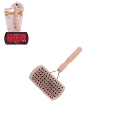 Szczotka dwustronna dla zwierząt 17 x 10 x 5,5cm 4129