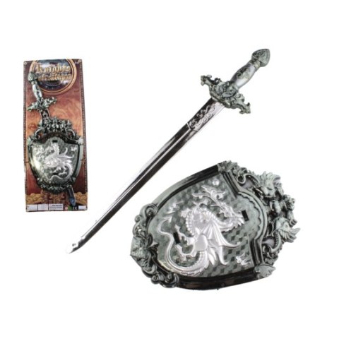 Zestaw wojownika tarcza + miecz 48 cm 183004