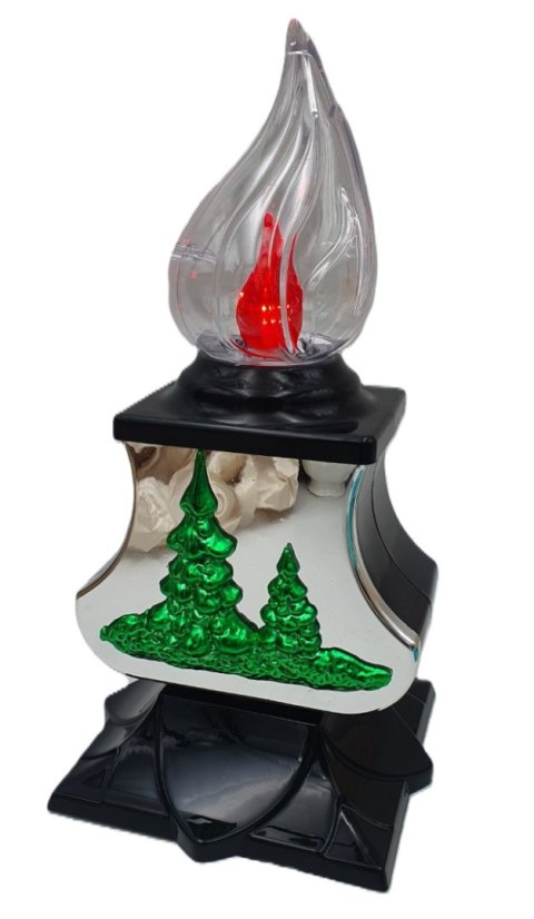 Znicz ledowy PARYS czarny kapliczka choinka