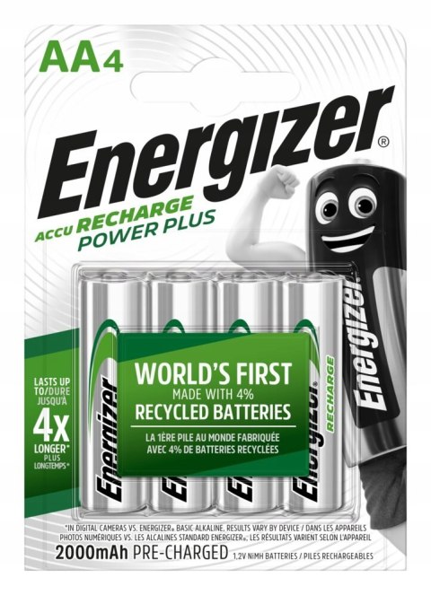 Akumulatorki Energizer R6 / AA Ni-MH 2000mAh blister 4szt.