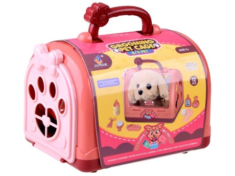 Interaktywny pluszowy piesek w salonie SPA akcesoria transporter ZA4355