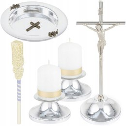 Komplet kolędowy + miseczka + kropidło + świeczki K18