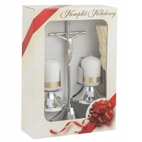 Komplet kolędowy + miseczka + kropidło + świeczki K18