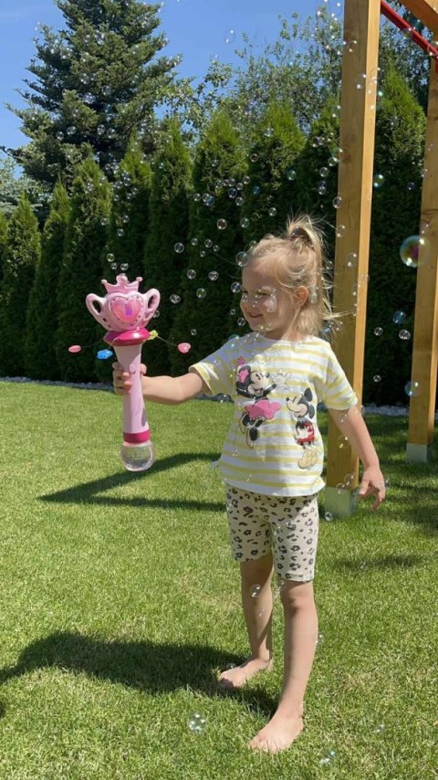 Magiczna różdżka z bańkami automat świeci i gra 579