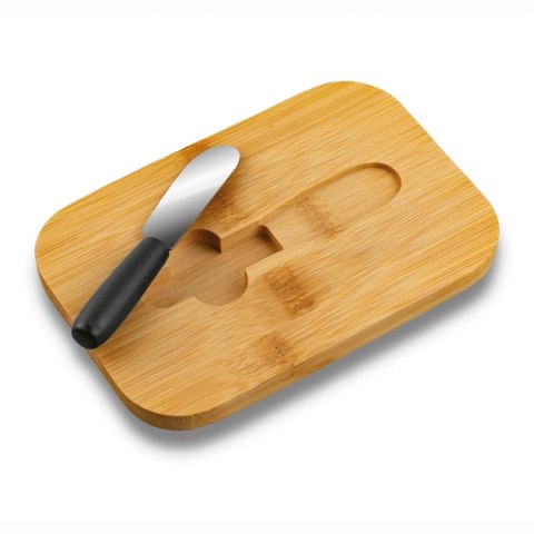 Maselniczka stalowa z pokrywką i nożykiem 15,5 x 10,5 x 6,5 cm czarna